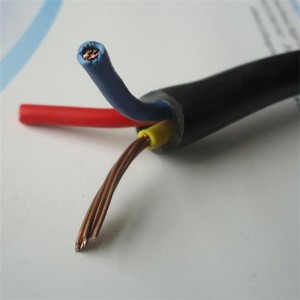 Napájecí kabel 0,6 / 1kv 3 X 6 mm2 LV Pvc izolovaný Cu pevný / lankový vodič