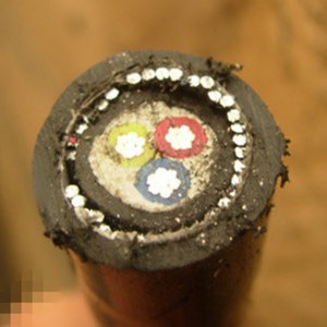 Hliníkový vodič 2 / 3jákový napájecí kabel Ocelový drát pancéřovaný napájecí kabel